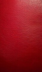 Fototapeta premium Background texture of a wrinkled red leather surface. AI Generated