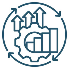 Continuous Improvement Icon Element For Design