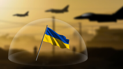 No fly zone in Ukraine, a glass dome protecting Ukraine's skies from attacks