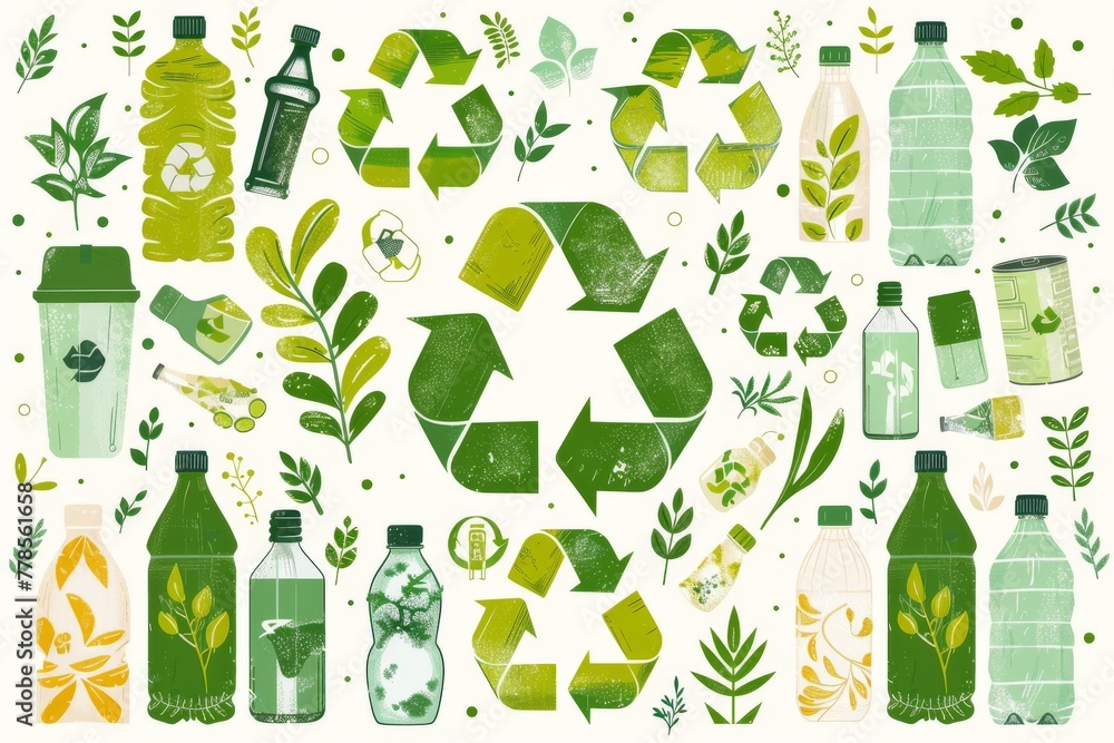 Aufkleber optimizing urban recycling efforts: comprehensive technological solutions and ecological practices f