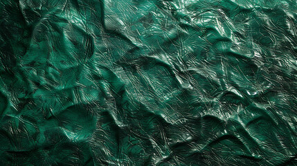 A rich, seamless emerald green leather texture that boasts a complex weave of darker and lighter tones. 32k, full ultra HD, high resolution