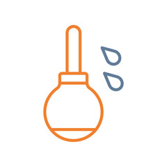 Enema Line Two Color Icon