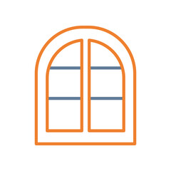 Window Line Two Color Icon