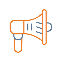 Speaker Line Two Color Icon