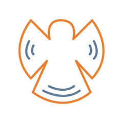 Angle Line Two Color Icon