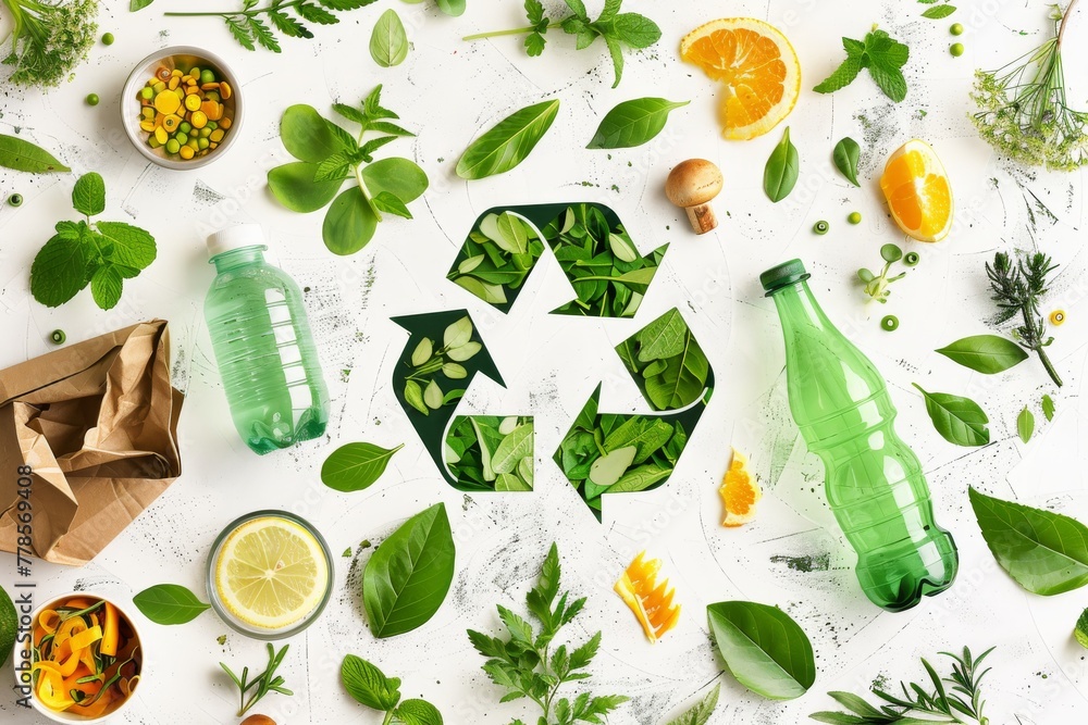 Aufkleber implementing a comprehensive recycling logo: advanced technologies and sustainable practices for enh