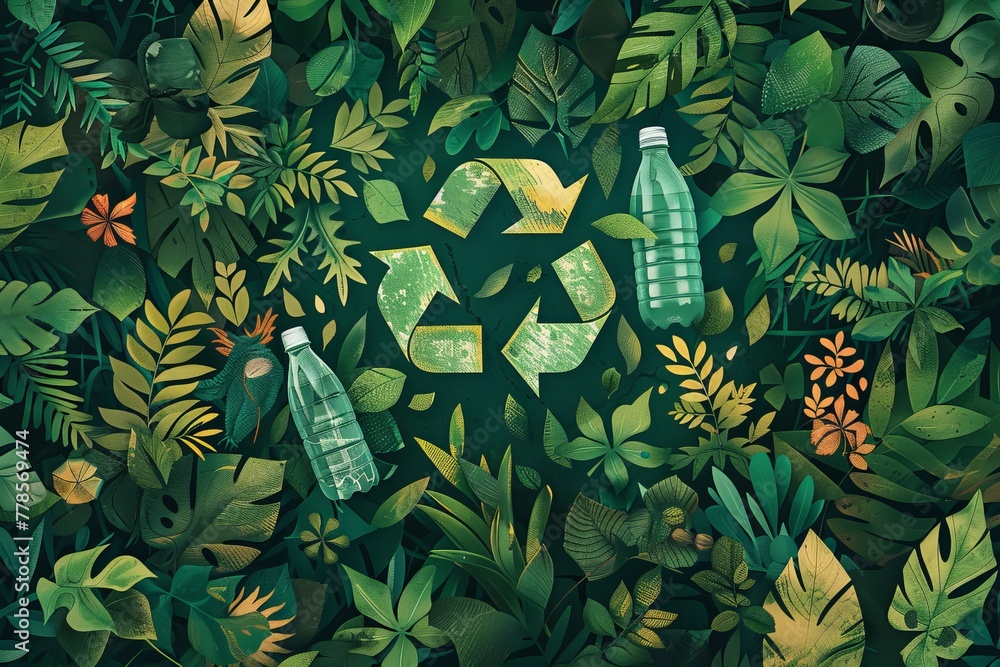 Aufkleber revolutionizing recycling centers with advanced technologies: implementing sustainable practices for