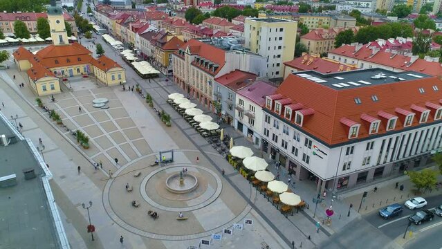 Old Town Rynek Council Kosciuszki Square Bialystok Ratusz Aerial View Poland