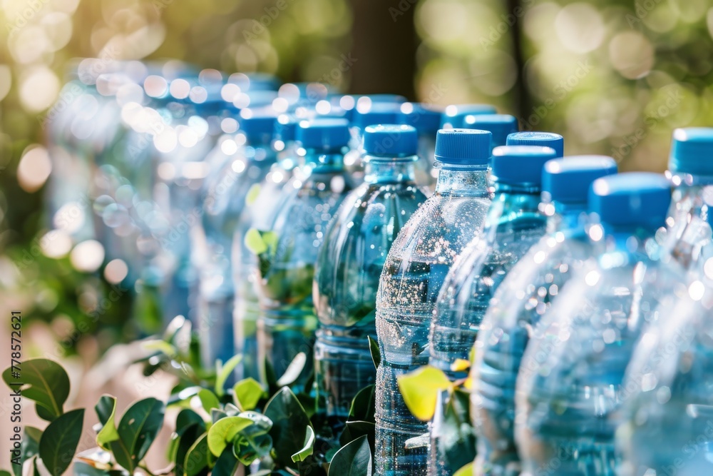 Aufkleber advancing recycling signage for conservation efforts: implementing reduction and garbage management 