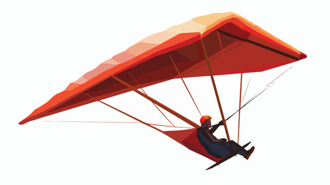 Hang gliding icon vector illustration symbol design
