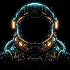 Neon astronaut: future awaits