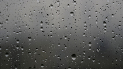 raindrops on window