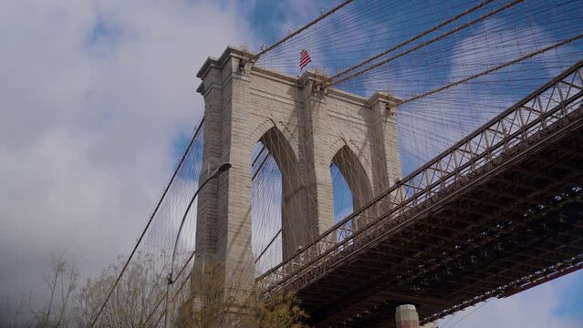 brooklyn bridge park bay 4k time lapse from new york city