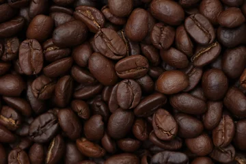 Foto auf Acrylglas coffee beans background © komthong wongsangiam