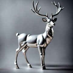 deer on white
