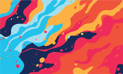 hand drawn flat design abstract doodle pattern