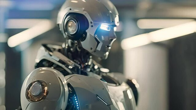 Humanoid Robot, artificial intelligence, modern technology, future