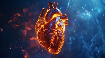 The function of the heart in maintaining cardiovascular health