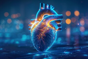 Integrative medicine approaches to heart disease treatment - obrazy, fototapety, plakaty