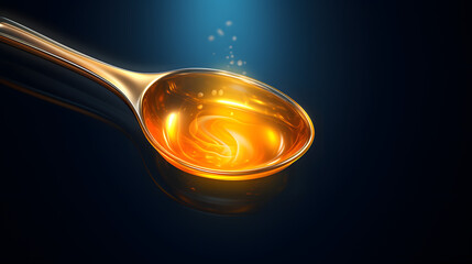 Ladle cooking icon 3d - obrazy, fototapety, plakaty