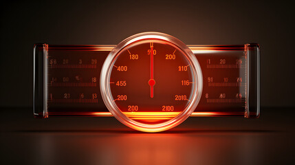 Thermometer Cooking Icon 3d - obrazy, fototapety, plakaty