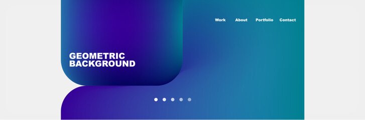 Arrows and squares with bright colors and round angles. Vector Illustration For Wallpaper, Banner, Background, Card, Book Illustration, landing page