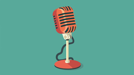 Microphone icon vector illustration symbol design 2