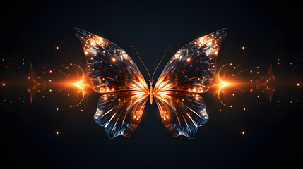 Butterfly Fireworks icon 3d