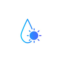 water gradient icon