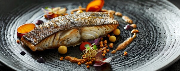 Sea bass dish as a testament to a chefs skill