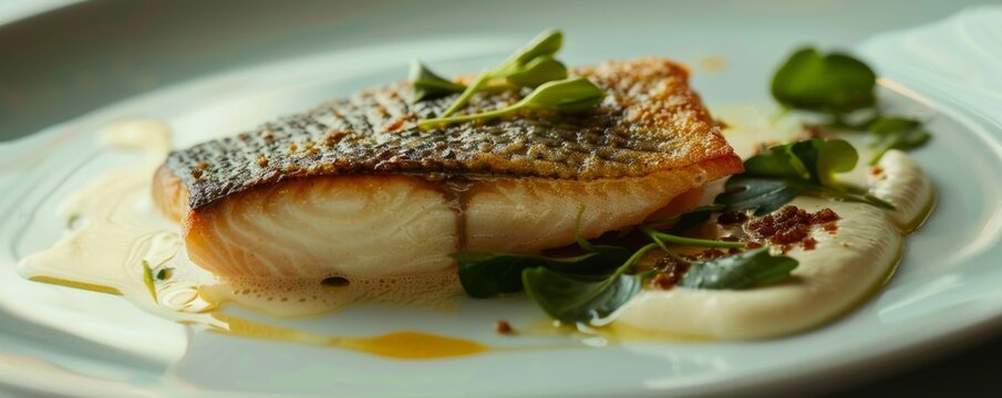 Sea bass dish as a testament to a chefs skill