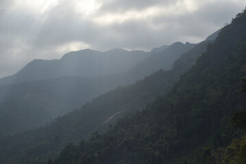 landscape with clouds