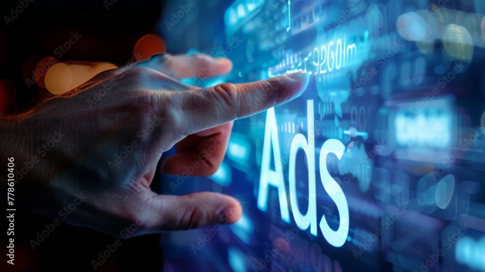 Poster optimize your online advertising strategy with real-time programmatic analytics and efficient ad tec