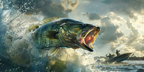 &ldquo;Giant Fish Chasing Fishermen&rdquo;