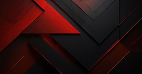 dark abstract with red accents - obrazy, fototapety, plakaty