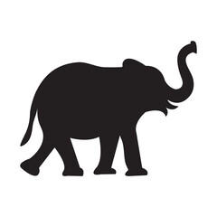 elephant vector icon. elephant sign flat trendy style vector illustration on white background..eps