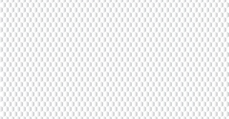 Gray hexagonal grid abstract background and gradient background. gray and white or monochromatic pattern