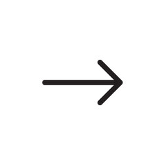 arrow vector icon. arrow sign flat illustration on white background..eps