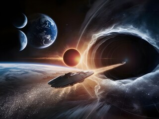 Fototapeta na wymiar planet in space