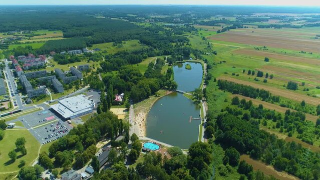 Water Park Lewityn Pabianice Aerial View Poland