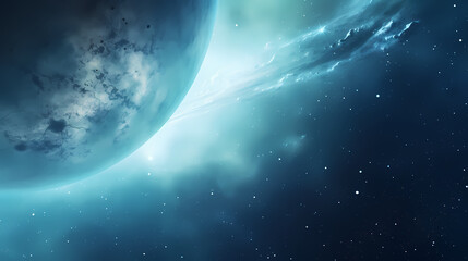 Fototapeta premium outer space planet