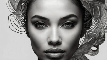 Essence Captured The Art of Expressive Women's Face Beauty