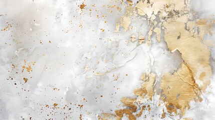 painting rusty surface gold grunge white backgound texture