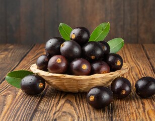 Fresh Jamun fruits
