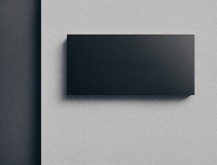 A blank wall with a grey color scheme.