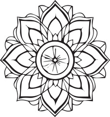 Beautiful mandala art, vector mandala design