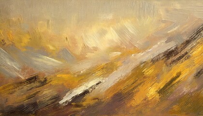 oil paint strokes on wide canvas textured background decorating art painting illustration generated...