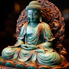 Statue of the enlightened buddha