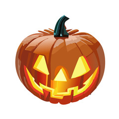 Halloween decoration icons