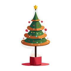 Christmas tree vector
